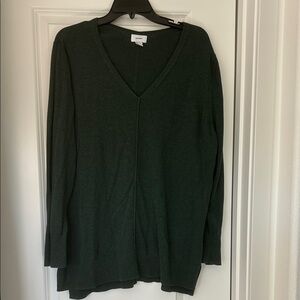 Old Navy Dark Green V-Neck Sweater